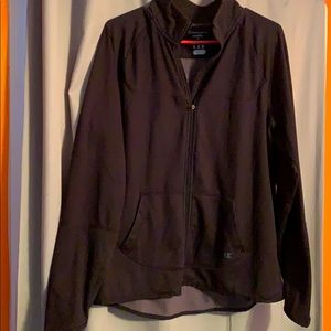 Black Zip-Up Lightweight Jacket